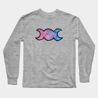 Triple moon Goddess Long Sleeve T-Shirt